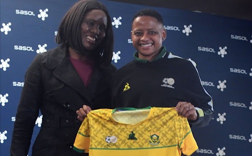 Refiloe Jane, right, has made the final Banyana Banyana squad for Morocco.