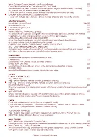 Flurys menu 2