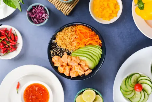 Honolulu Salmon Poke Bowl