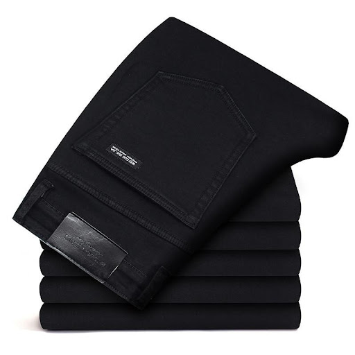 Title 1, Straight casual slim trendy pants for men. Comf...
