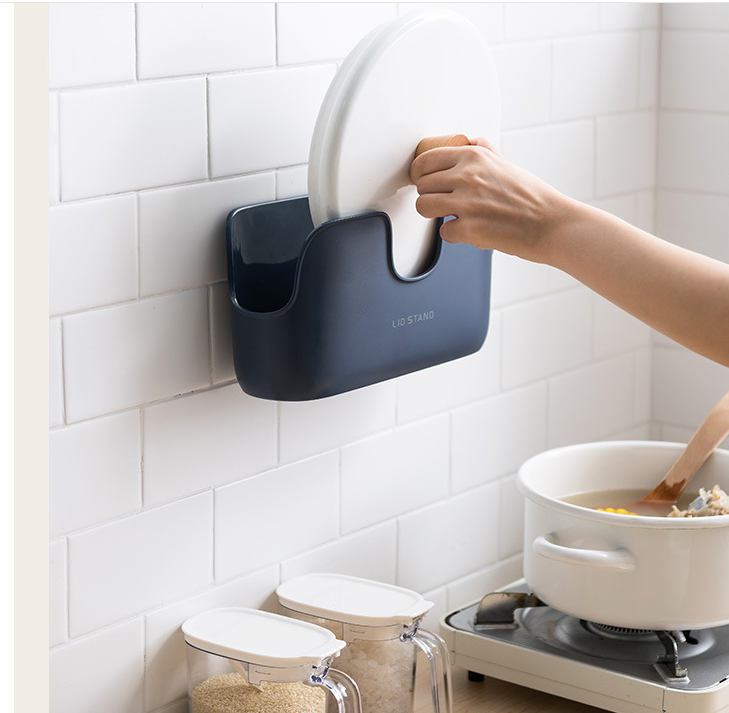 Nail-free Kitchen Cutting Board Rack — Organize your kitchen and save space with this convenient and easy-to-install wal