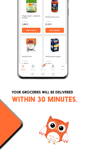 Screenshot bring - Grocery Delivery