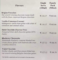 Amore Gelato menu 3