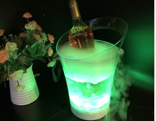 Title 4, LED Flashing Charging Portable Small Ice Bucket...