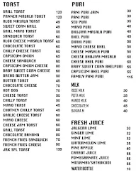 Jrk Fresh Juice & Chaats menu 1