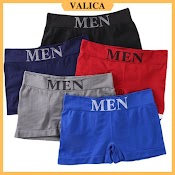 Quần Lót Nam Chất Thun Co Dãn - Quần Sịp Đùi Nam Cao Cấp, Kèm Túi Zip Valica Men