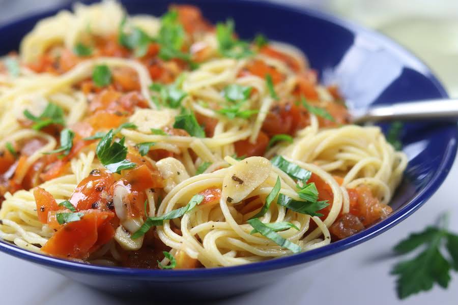 26 Top Pictures Recipes Using Angel Hair Pasta / Angel Hair Primavera Recipe | Taste of Home