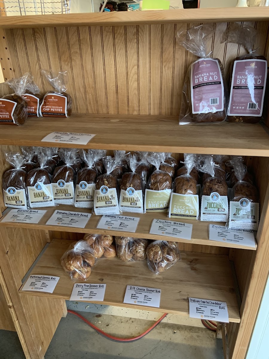 Gluten-Free Bread/Buns at Good Food Gluten Free Bakery