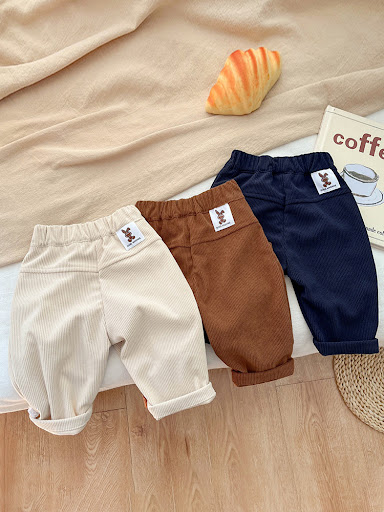 Title 5, Korean Style Childrens Pants Autumn Winter Ret...