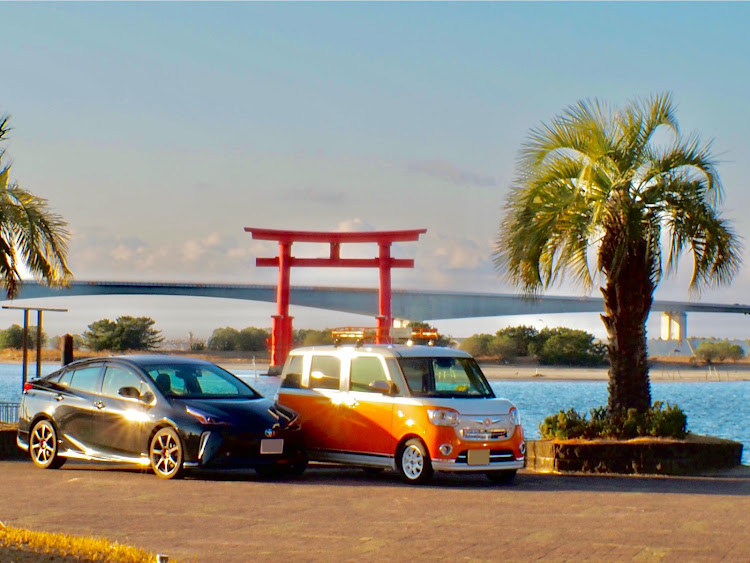 ムーヴキャンバスの弁天島海浜公園・赤い鳥居⛩・コラボ・志ぶき橋・赤い橋に関するカスタム事例の投稿画像4枚目