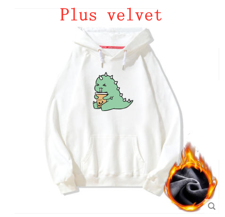 Title 4, Mens loose autumn and winter hooded sweater fo...