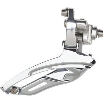 MicroShift R539 Triple 9 speed Braze-On Front Derailleur: 22t Capacity