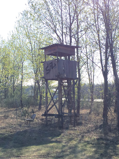 Hochstand An Der Autobahn