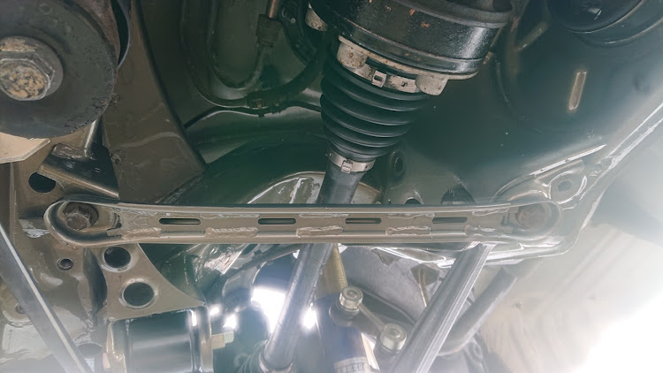 アリストのメンバー補強・80スープラ流用・30ソアラ流用・新品アーム・ブッシュ交換に関するカスタム事例の投稿画像9枚目