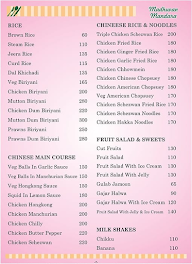 Madhuvan Family Restaurant menu 5