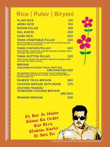 Pind Punjab menu 