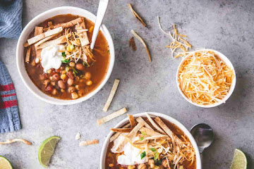 Slow Cooker Three Bean Taco Soup