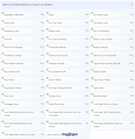 Shivshakthi Ice Cream & Shakes menu 2