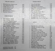 Sanghai Pure Chinese Food menu 1