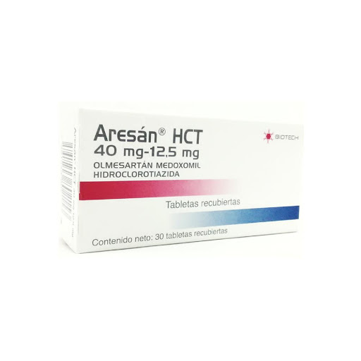 //Aresan Hct 40mg-12,5mg 30tabletas Olmesartan-Hidroclorotiazida Biotech undefined