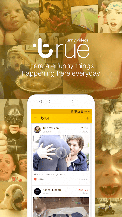 Android application True Videos : Short Funny Show screenshort