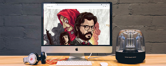 La Casa De Papel Wallpaper New Tab marquee promo image