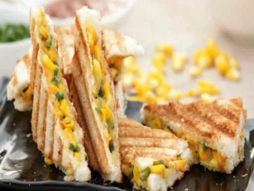 Corn And Cheese Sandwich