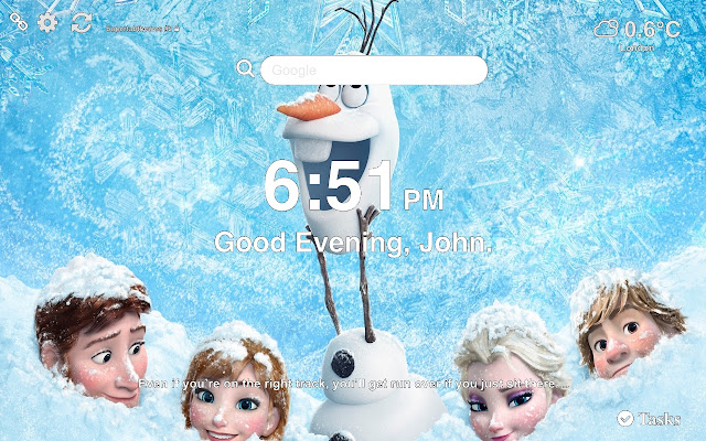 Olaf Frozen HD Wallpapers New Tab