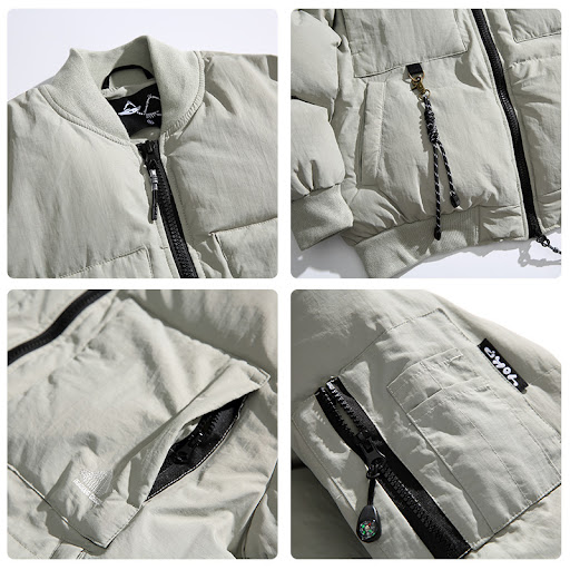 Title 6, Vintage Lanyard Multi-pocket Cotton-padded Jack...