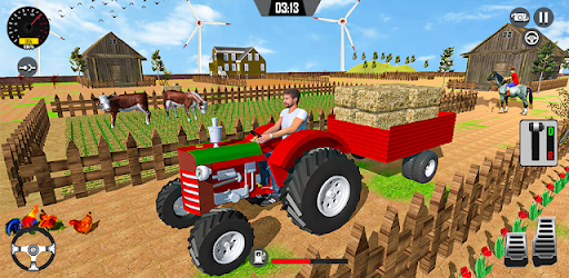 US tractor driving games 3d