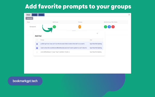 BookmarkGPT - Bookmark Your ChatGPT Prompts