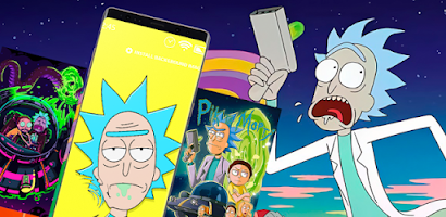 50 wallpapers Rick and Morty para celular