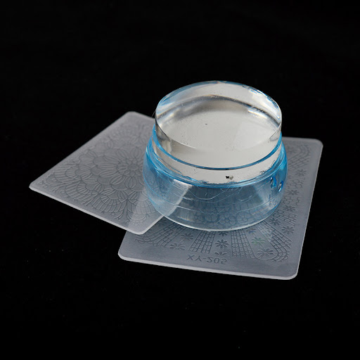 Title 8, Nail Art Transparent Transfer Stamper Three-col...