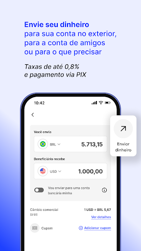 Screenshot Remessa Online: Câmbio PJ e PF