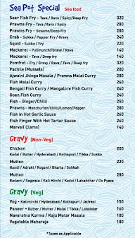 Sea Pot menu 2