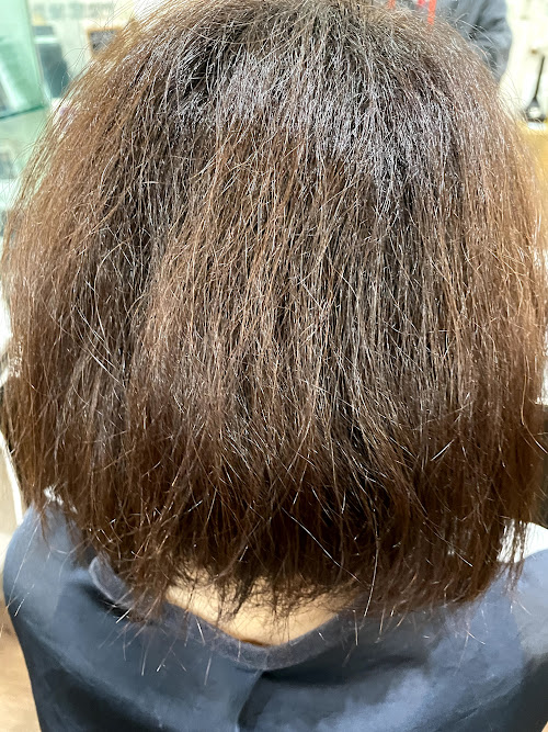 【大阪】軟毛で腰のない癖毛の髪の毛にはジュエリーシステムの縮毛矯正とLULU トリートメントがオススメ
