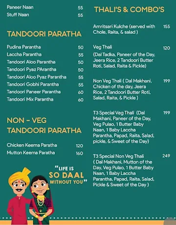 Tasty Tadka Tales menu 