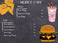 Riderz Cafe menu 2