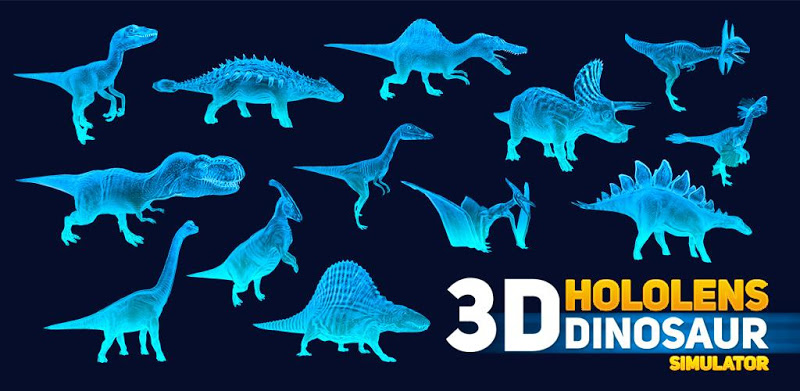HoloLens Dinosaurs park 3d hologram PRANK GAME