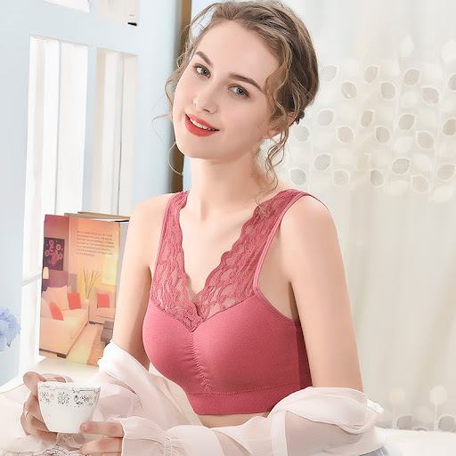 Title 4, Lace Underwear with Wide Shoulder Straps, Anti-...