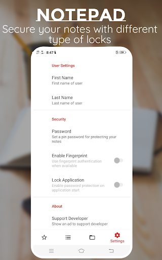 memo pad notebook for daily writing with password