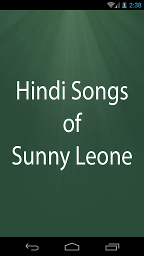 Hindi Songs of Sunny Leone