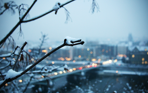 Cold Winter Evening Snow screenshot 1