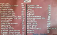 Sri Sai Ram Fast Food Centre menu 1