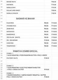 Paratha Queen menu 5