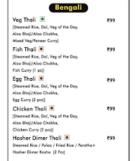 The 99 Thali Shop By Chaigram menu 1