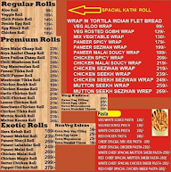 Noida Roll Hub menu 1