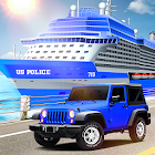 Transport Ship Police Car Game 2.6