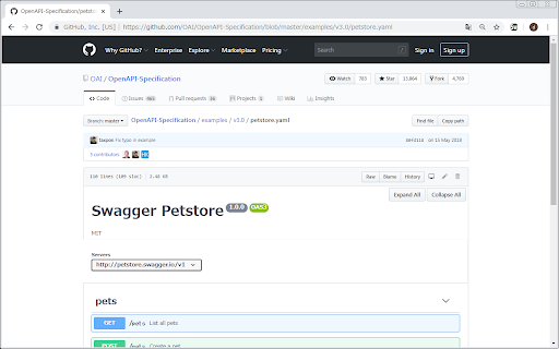 swagger-viewer chrome extension