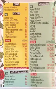 Moti Mahal Delux menu 1